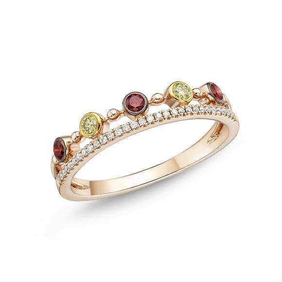 FRBZ102_OD Bezel Diamond Fashion Ring
