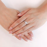 FRCU159_00 Cluster Illusion-setting Ring