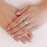 FRCU160_00 Cluster Illusion-setting Ring