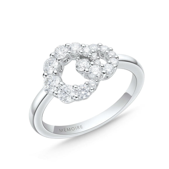 FRDC114_00 Diamond Circle Fashion Ring
