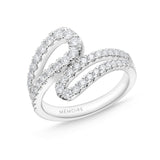 FRDD222_00 Diamond Line Fashion Ring