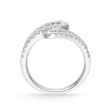 FRDD222_00 Diamond Line Fashion Ring