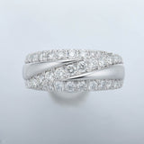FRDD223_00 Diamond Line Fashion Ring