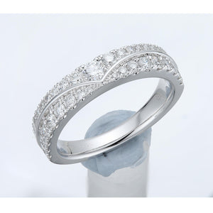 FRDD224_00 Diamond Line Fashion Ring