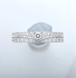 FRDD224_00 Diamond Line Fashion Ring