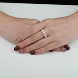 FRDD224_00 Diamond Line Fashion Ring