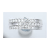 FRDD225_00 Diamond Line Fashion Ring