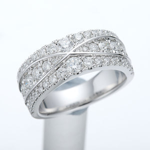 FRDD226_00 Diamond Line Fashion Ring