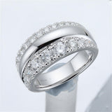 FRDD228_00 Diamond Line Fashion Ring