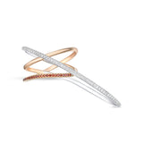 FREN101_CD Entwined Diamond Fashion Ring