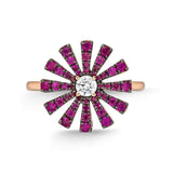 FRMG106_RU Margarita Ruby Fashion Ring