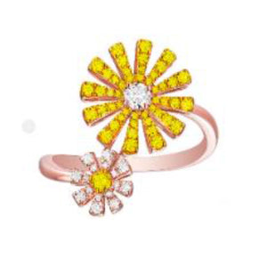 FRMG109_YD Margarita Diamond Fashion Ring