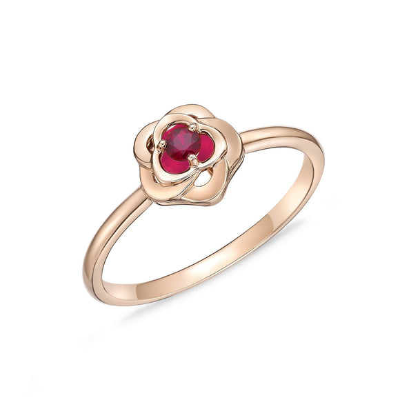 FRVL102_RU Valley of Light Ruby Illusion-setting Ring