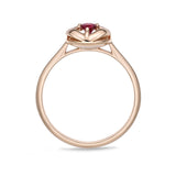FRVL103_RU Valley of Light Ruby Illusion-setting Ring