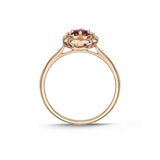 FRVL105_RU Valley of Light Ruby Illusion-setting Ring