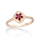 FRVL107_RU Valley of Light Ruby Illusion-setting Ring