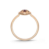 FRVL107_RU Valley of Light Ruby Illusion-setting Ring