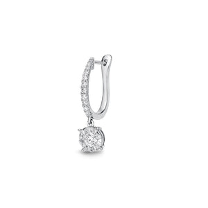 FXBQ111_00 Diamond Bouquets Studs Single Earring