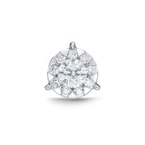 FXBQ122_00 Diamond Bouquets Studs Single Earring