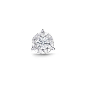 FXBQ124_00 Diamond Bouquets Studs Single Earring