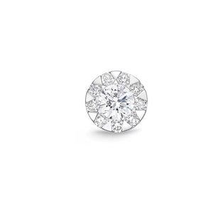 FXBQ130_00 Diamond Bouquets Studs Single Earring