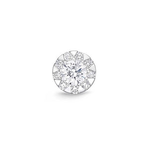 FXBQ131_00 Diamond Bouquets Studs Single Earring