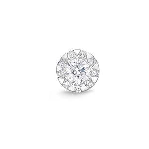 FXBQ133_00 Diamond Bouquets Studs Single Earring