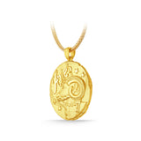 GNCN231_00 24K Zodiac Aries Large Pendant