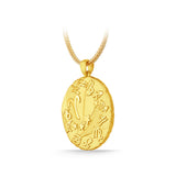 GNCN231_00 24K Zodiac Aries Large Pendant
