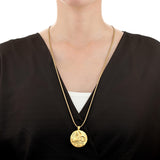 GNCN231_00 24K Zodiac Aries Large Pendant