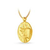GNCN232_00 24K Zodiac Taurus Large Pendant