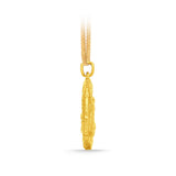 GNCN233_00 24K Zodiac Gemini Large Pendant