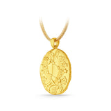GNCN233_00 24K Zodiac Gemini Large Pendant