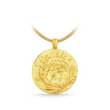 GNCN234_00 24K Zodiac Cancer Large Pendant