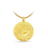 GNCN234_00 24K Zodiac Cancer Large Pendant