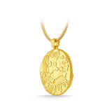 GNCN235_00 24K Zodiac Leo Large Pendant