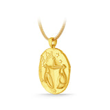 GNCN237_00 24K Zodiac Libra Large Pendant