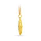 GNCN240_00 24K Zodiac Capricorn Large Pendant