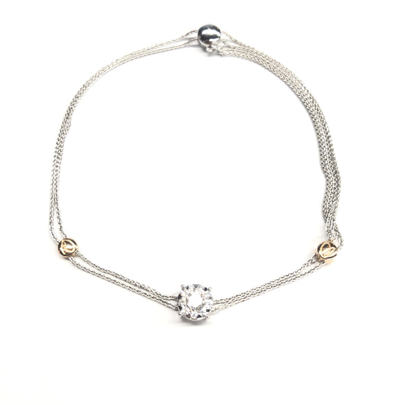 HBBQ160_00 Diamond Bouquets Fashion Bracelet