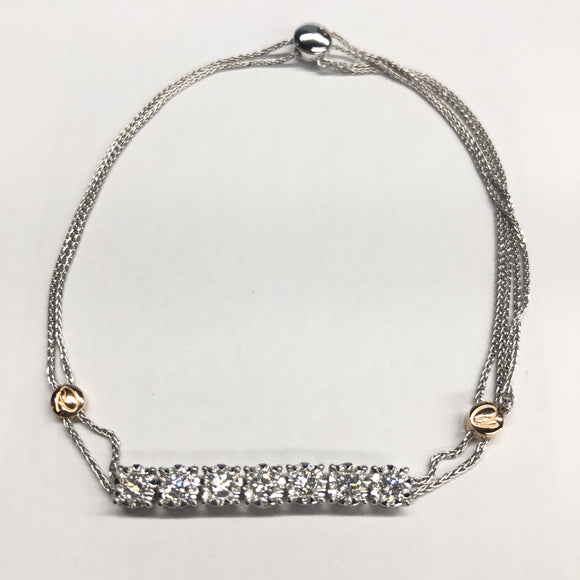 HBBQ163_00 Diamond Bouquets Fashion Bracelet
