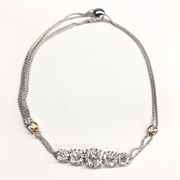 HBBQ164_00 Diamond Bouquets Fashion Bracelet