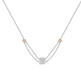 HNBQ160_00 Diamond Bouquets Classic Necklace