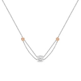 HNBQ160_00 Diamond Bouquets Classic Necklace