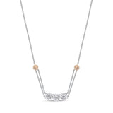 HNBQ161_00 Diamond Bouquets Classic Necklace