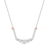 HNBQ163_00 Diamond Bouquets Classic Necklace