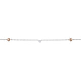 HNZY147_00 Dazzling by the Yard Diamond Station Necklace