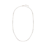 HNZY149_00 Dazzling by the Yard Diamond Station Necklace