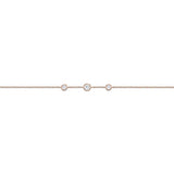 HNZY149_00 Dazzling by the Yard Diamond Station Necklace