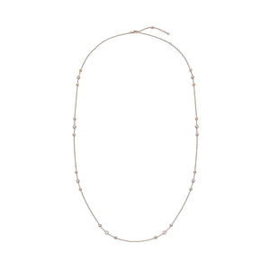 HNZY151_00 Dazzling by the Yard Diamond Station Necklace