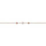 HNZY151_00 Dazzling by the Yard Diamond Station Necklace
